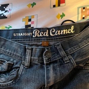 straight cut jeans